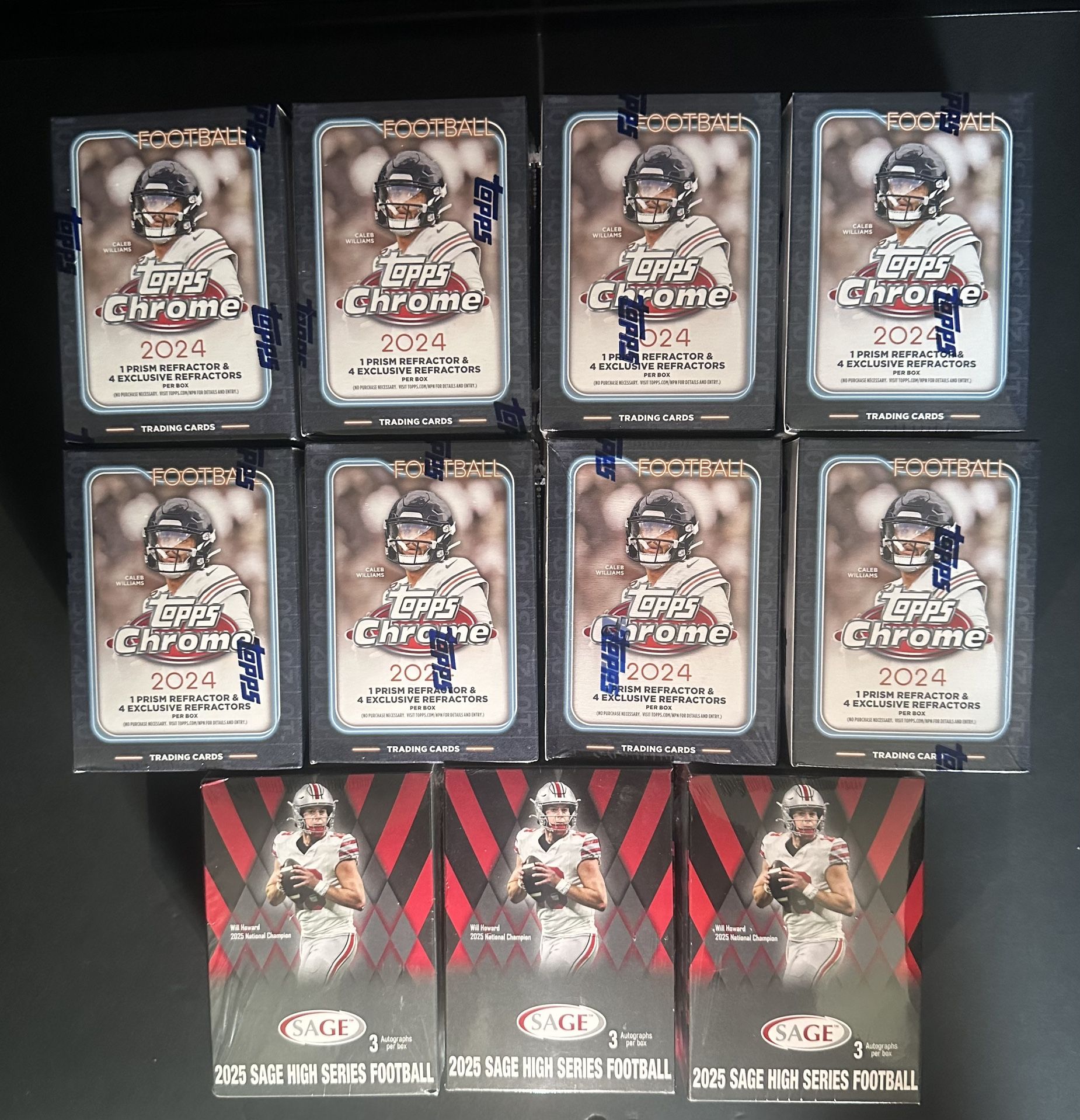 2024 Topps Chrome Football/ Sage football blasters
