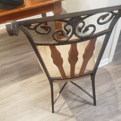 Six Steal Dining chairs 