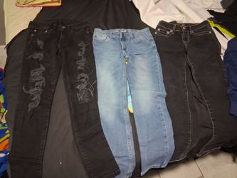 Pantalones y playeras y chores  De 10 ah 12 aŉos
