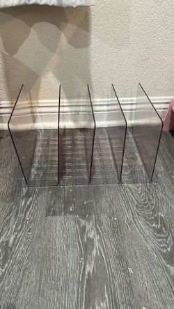 Clear Acrylic Organizer with 4 Dividers
