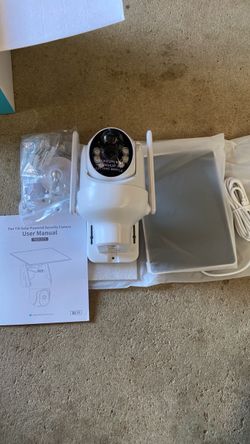 Camera security solar power