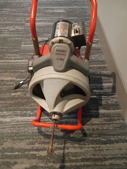 Rigid drain snake drum.