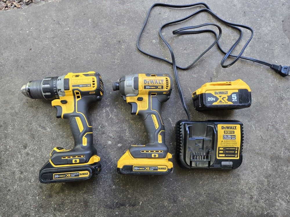 Dewalt Drill/Impact Set