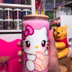 New Hello Kitty Pink Concha Cup