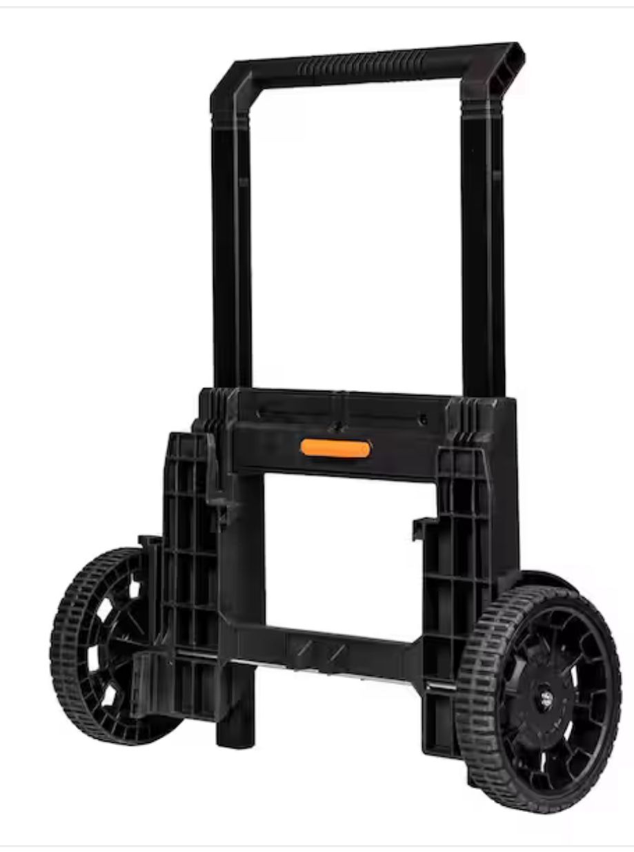 RIDGID Pro Gear System Gen 2.0 Durable All Terrain Rolling Tool Box Attachment With 9 in. Heavy Duty Wheels