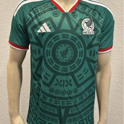 Small Medium Large XL 2XL 3xl 4xl 5xl 6xl slim fit Soccer Mexico jersey Mundial green New big sizes 4xl 5xl and 6xl are 65$ Jersey  long sleeve player