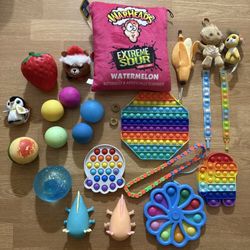 Fidget Toy Bundle Pop It Squishy Toys Stress Relief Set