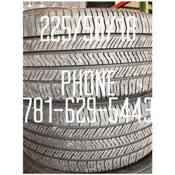 Used Tire For Sale 225/50/18 $50 each free mounting and Balancing