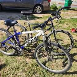 Lot Of 2 Premium Mountain Bikes Giant XL AT. 750 and Kona  Lani M/L "Everything Works" Can Deliver