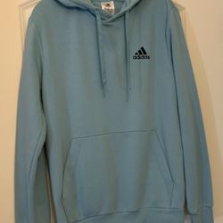 Adidas Light Blue Hoodie 