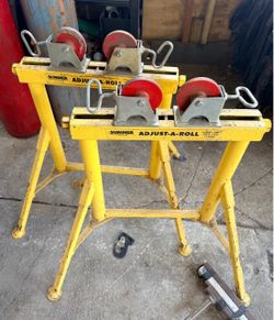 Rollers for pipe