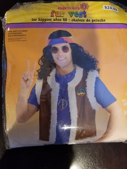 Hippie 60's Fur Vest