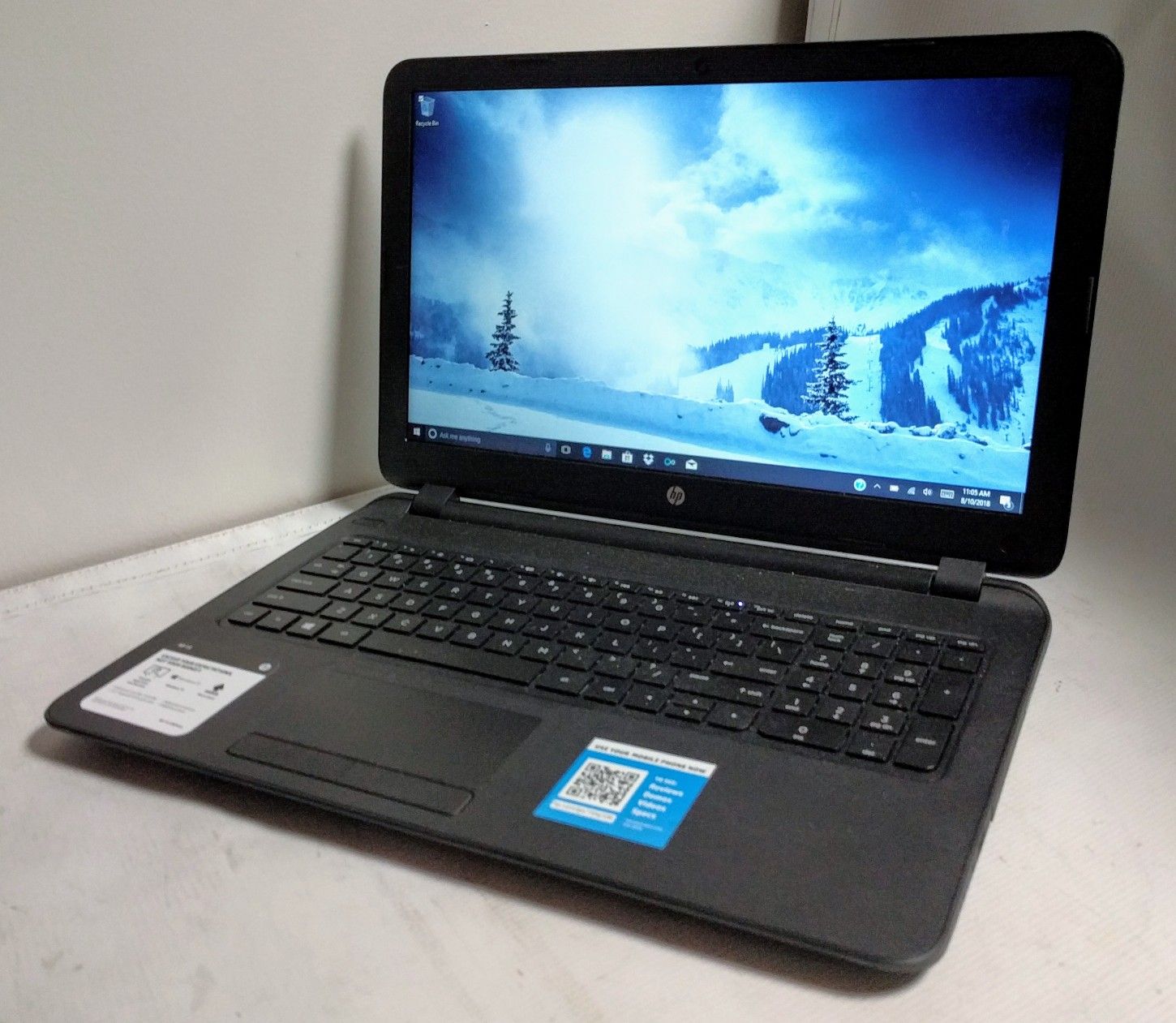 HP 15.6" 15-F387WM Laptop 4GB 500GB Touch Screen, Windows 10
