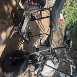 Mega Moto Roller With Suspension Forks