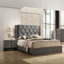 CALIFORNIA KING BED FRAME NO MATTRESS 