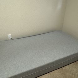 Barely used memory foam twin XL mattress