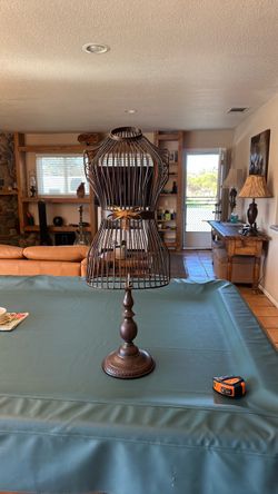 Decorative Wire Dress Form Mannequin on Stand