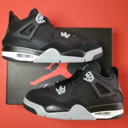 Jordan 4 Black Canvas