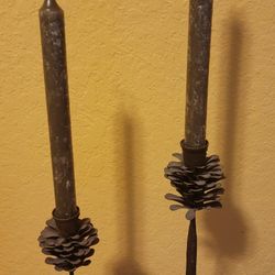 Candle Holders -set Of 2