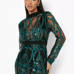 Bohoo Sequin Dress