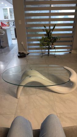 White area table