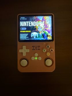 R36S Gaming Handheld System (Pink)