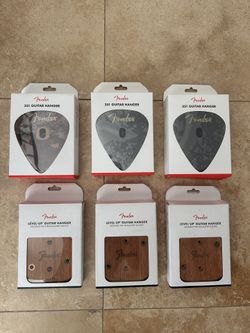6 Guitar Hangers - New in Box