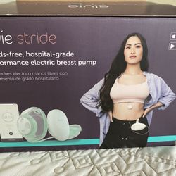 Elvie stride hands free pump with freezer bags 