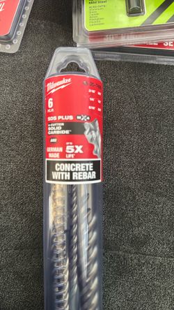 Milwaukee 4-Cutter SDS-PLUS Carbide Hammer Drill Bit Set (6-Piece)