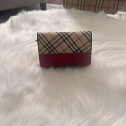 Burberry Check Folding Wallet