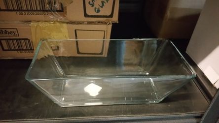 4 pcs. Rectangular glass vases bowls Decor home