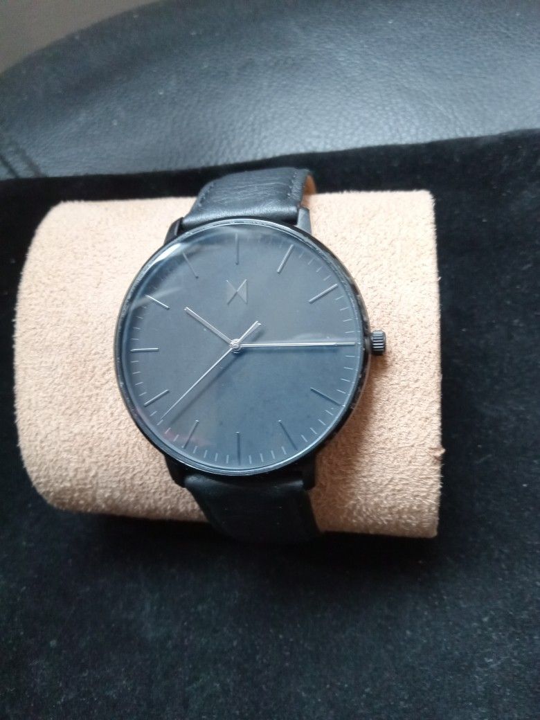 Mvmt Watches Mvmt Panther Black Legacy Slim Mvmt About MVMT Legacy Slim  Black On Black Leather