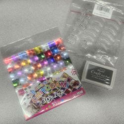 Craft Bundle 3D Chiyogami And Craft Ink Pad