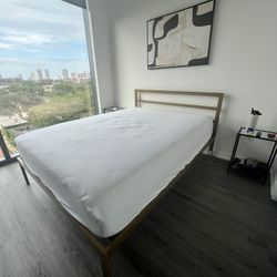 Gold Metal Bed Frame