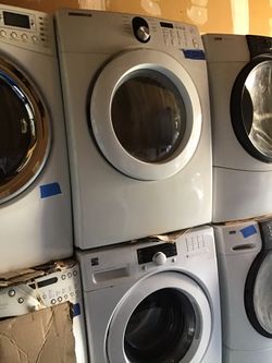 Kenmore washer and Samsung electric dryer