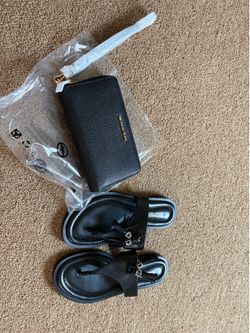 Michael Kors wristlet and sandals
