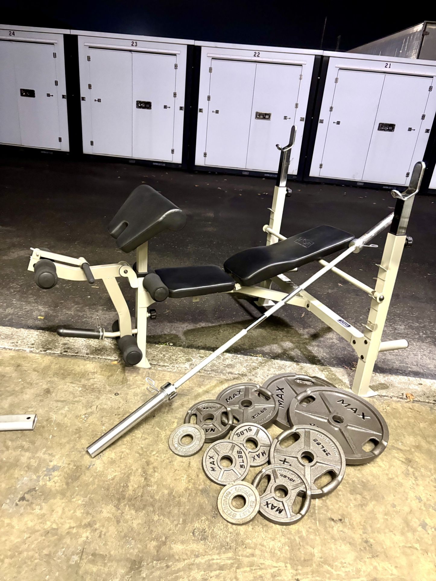 Weight Benc Press Weights Bar