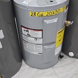 New Water Heater 28 Gallons 1 Year Warranty Garantia Por Escrito 