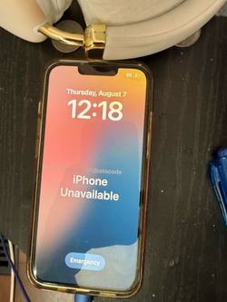 iPhone 13 128GB — iPhone Unavailable / Passcode Locked