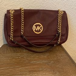 Michael Kors Burgundy Bag  