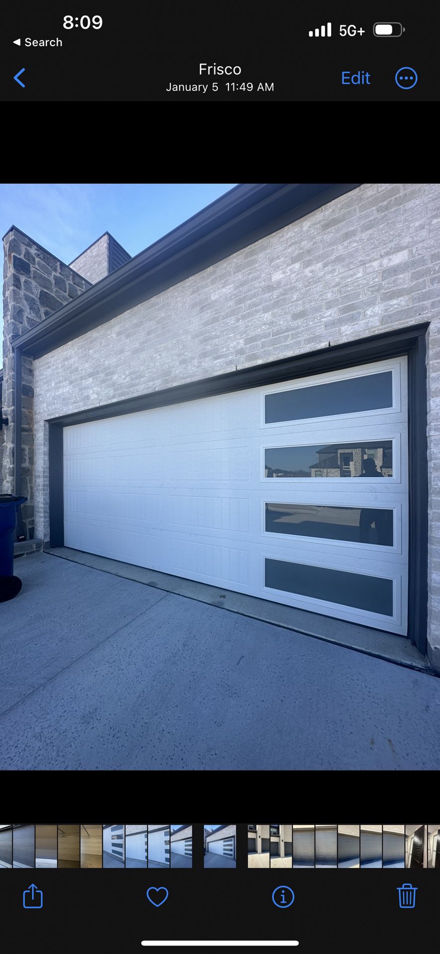 Modern Garage Doors Vertical Windows 