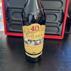 Empty 40th Anniversary 3L Caymus Cab Bottle