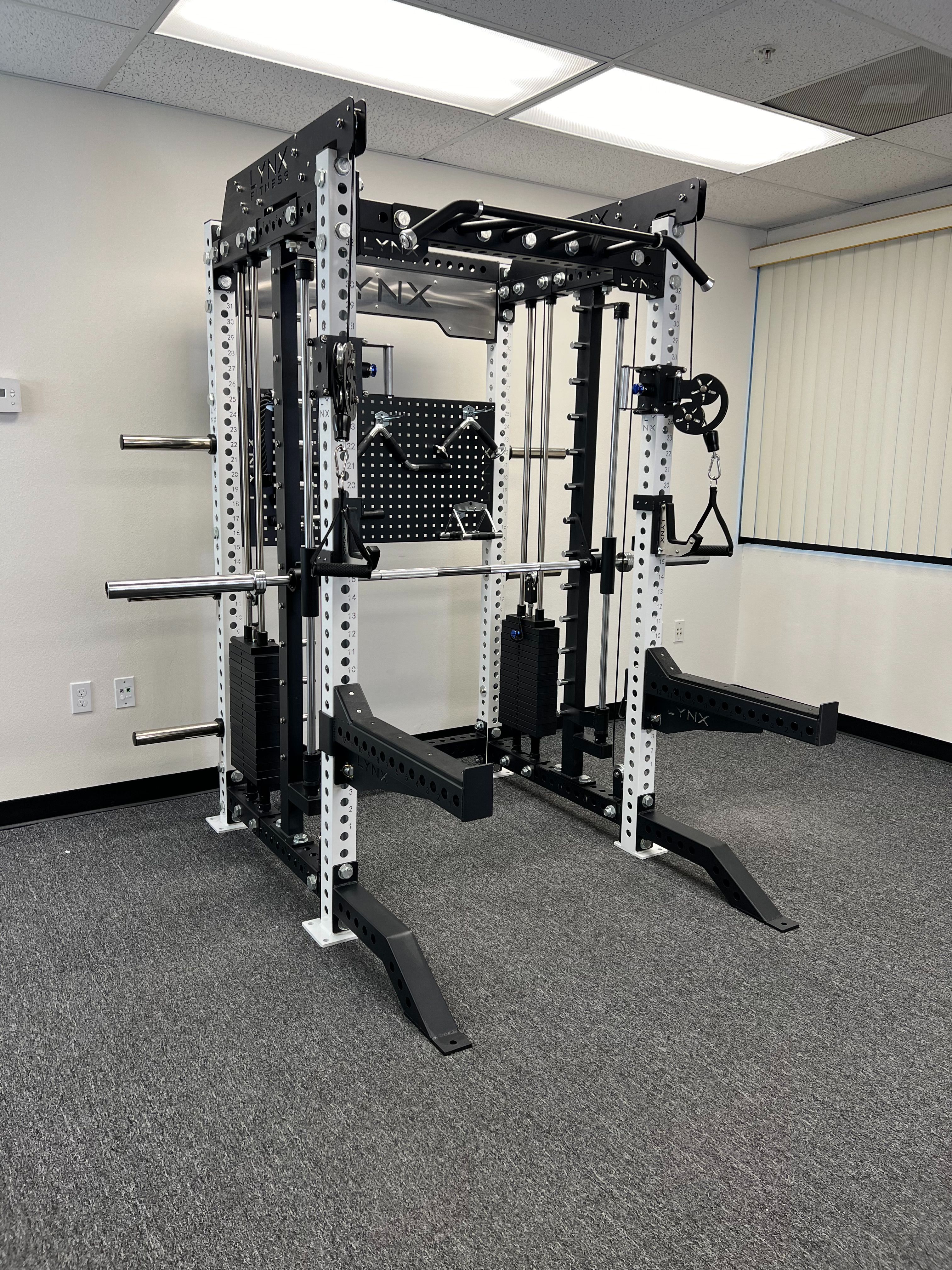 FULLY LOADED - FREE DELIVERY🟢All In One Home Gym🟢 Functional Trainer🟢Smith Machine🟢Squat Rack🟢Cable Machine