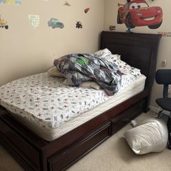 Kids 4 Piece Bedroom Set with Desk