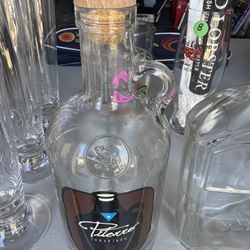 Puerto Rico Tamarindo Empty Glass Bottle