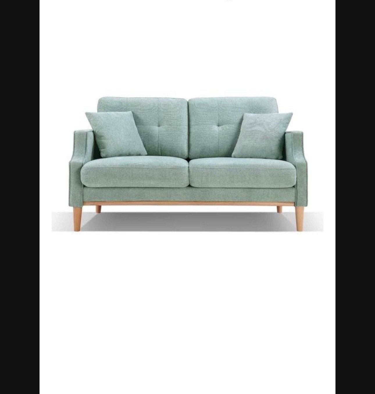 Green Love Seat Sofa