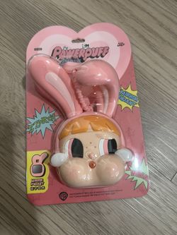 Authentic CRYBABY x Powerpuff Girls Series Mirror Pendant POP MART New 