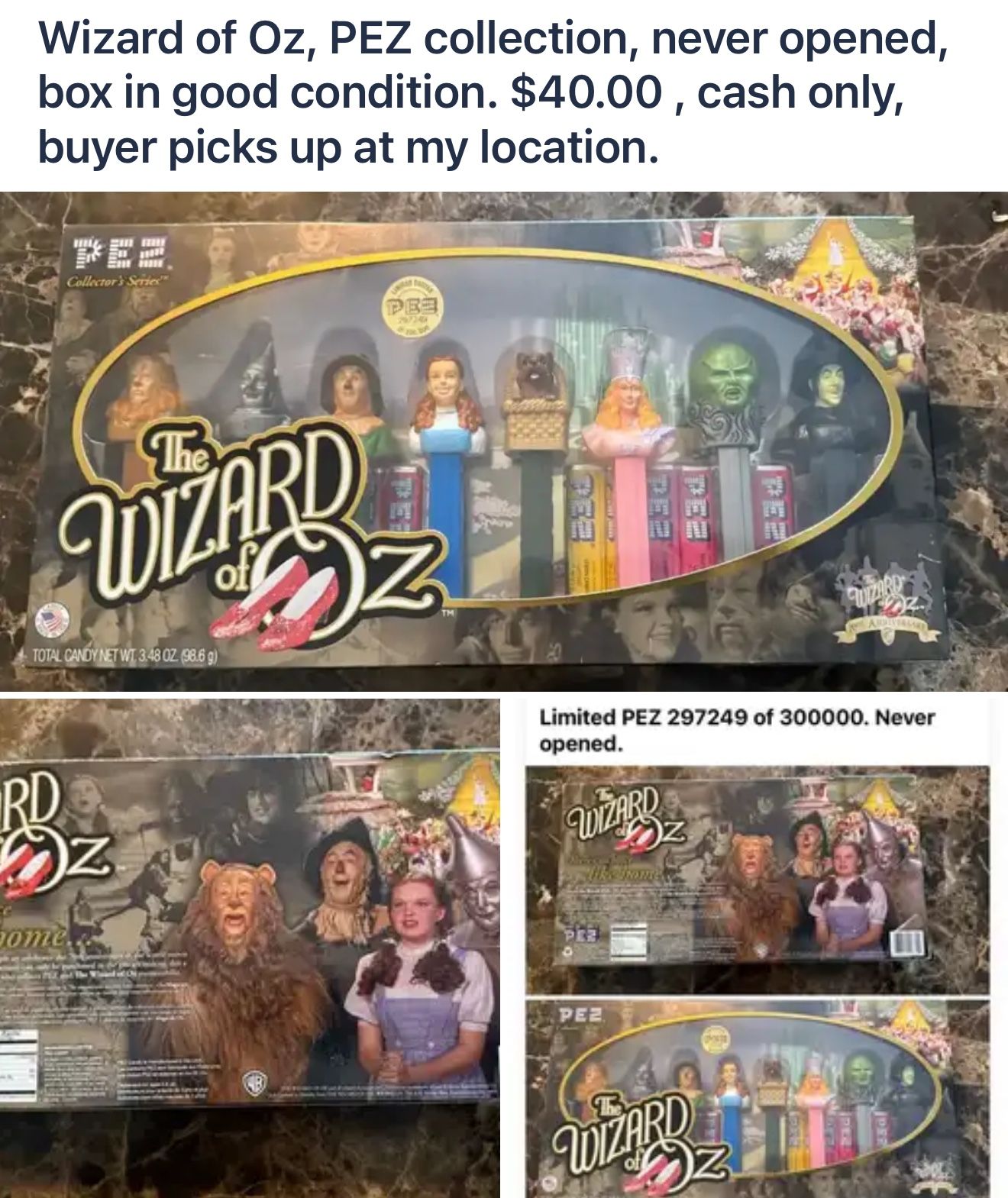 Wizard Of Oz PEZ collection