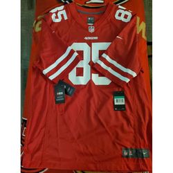 49ers George Kittle Jersey XL Red NEW