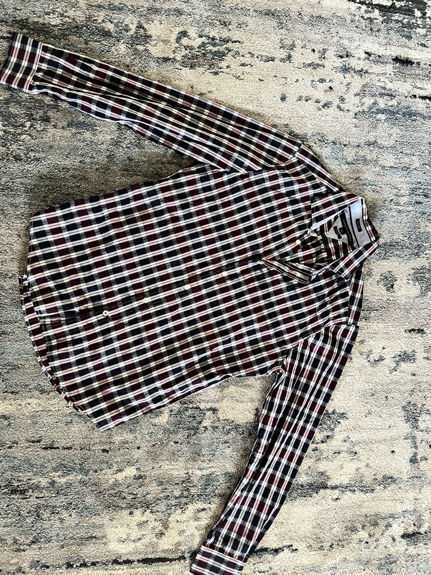 Vintage Custom Men Fit Polo Tommy Hilfiger